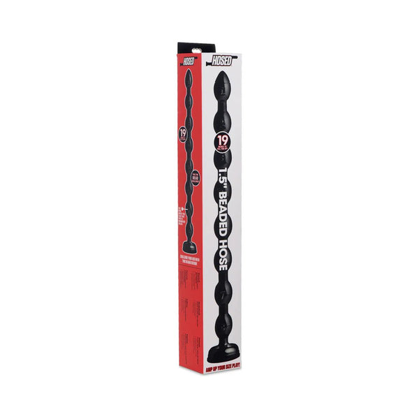Hosed 1.5 in. Beaded Hose 19 in. Long - TruLuv Novelties