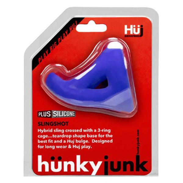 Hunkyjunk SLINGSHOT 3 - ring teardrop cobalt - TruLuv Novelties