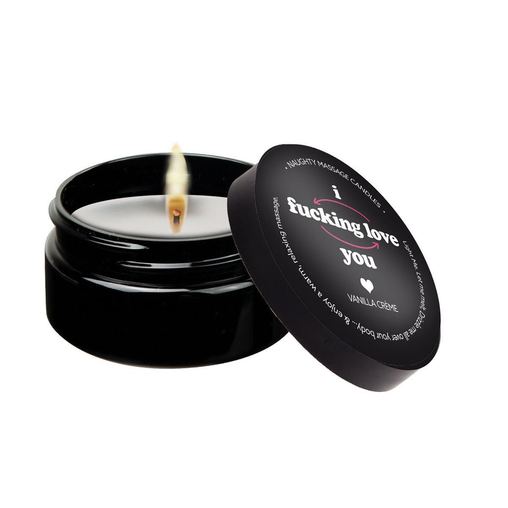 I F*Cking Love You - Massage Candle - 2 Oz - Vanilla - TruLuv Novelties