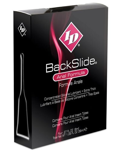 ID Backslide Silicone Lubricant 8ml Long Tube - 4pack - TruLuv Novelties