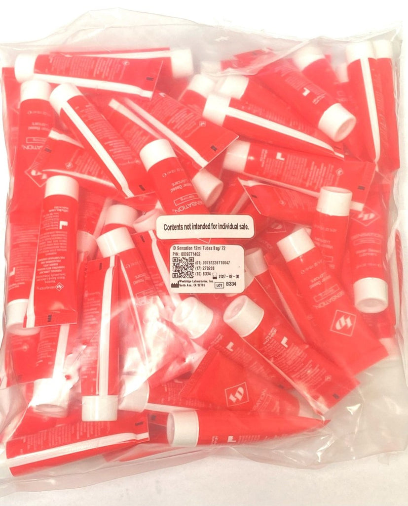 ID Sensation 12 ml Tubes - Bag of 72 - TruLuv Novelties