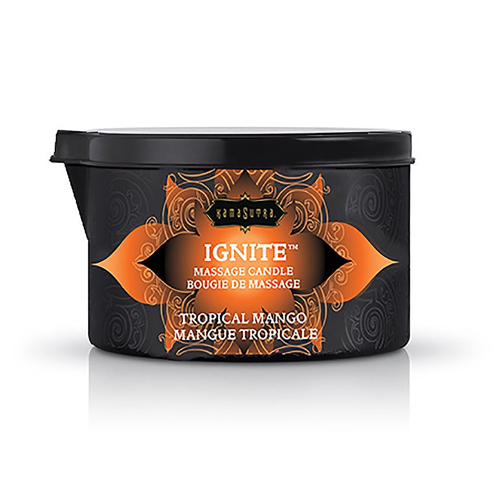 Ignite Tropical Mango Massage Candle - 6 Oz. - TruLuv Novelties