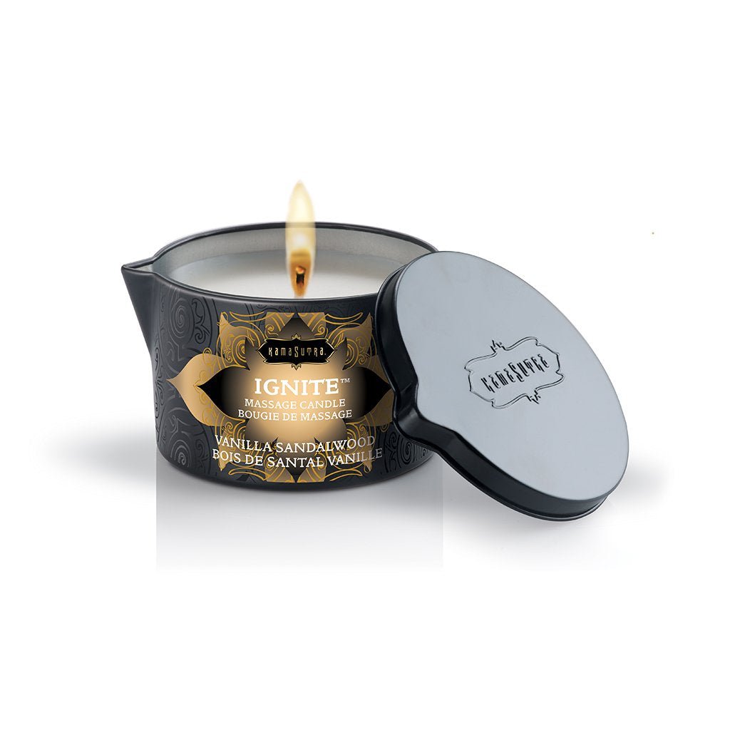 Ignite Vanilla Sandalwood Massage Candle - 6 Oz. - TruLuv Novelties