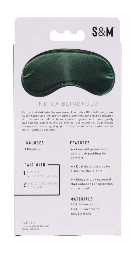 Indica Blindfold - Green - TruLuv Novelties
