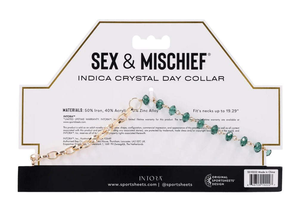 Indica Crystal Day Collar - Green - TruLuv Novelties