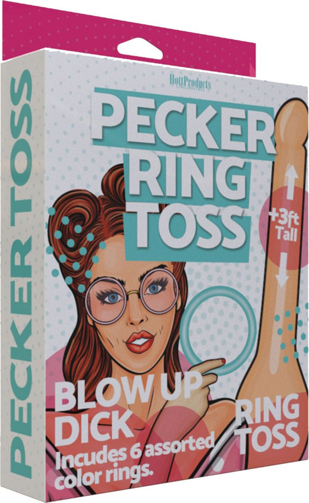 Inflatable Pecker Ring Toss - TruLuv Novelties