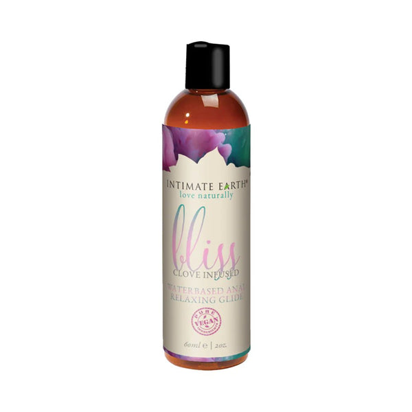 Intimate Earth Bliss Clove Infused Water - Based Anal Relaxing Glide 2 oz. - TruLuv Novelties