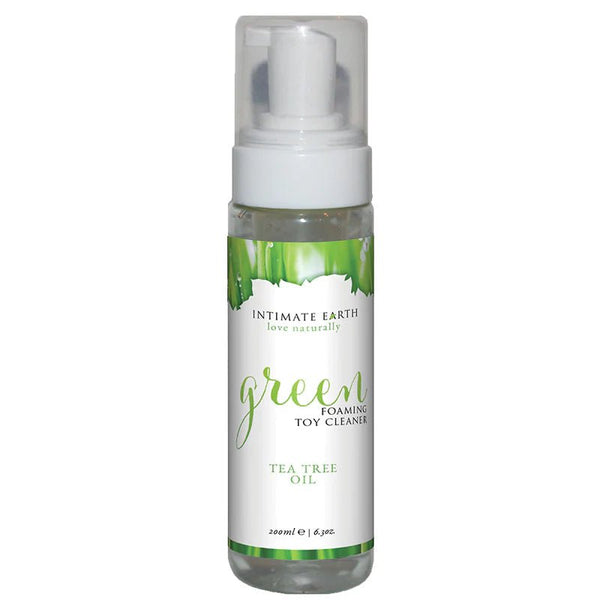 Intimate Earth Green Foaming Toy Cleaner with Tea Tree Oil 6.3 oz. - TruLuv Novelties