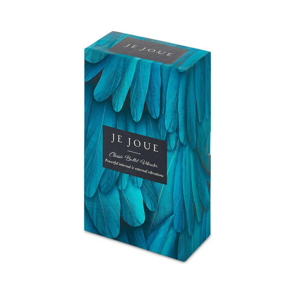 Je Joue Classic Bullet Vibrator Rechargeable Silicone with Finger Sleeve Teal - TruLuv Novelties