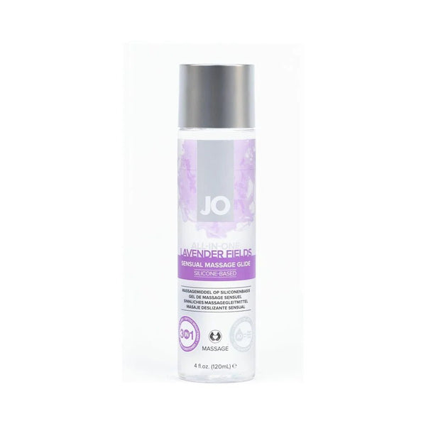 JO All - In - One Sensual Massage Glide Lavender 4 oz. - TruLuv Novelties