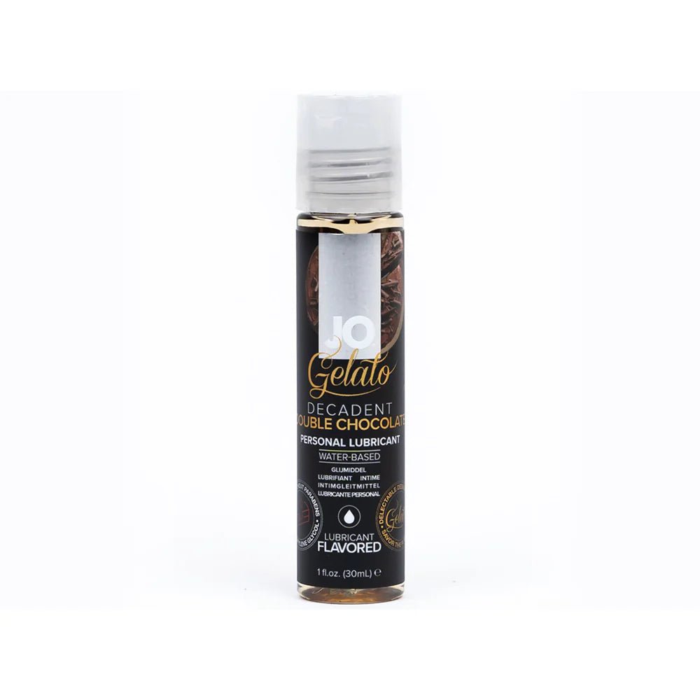 JO Gelato Decadent Double Chocolate Flavored Water - Based Lubricant 1 oz. - TruLuv Novelties