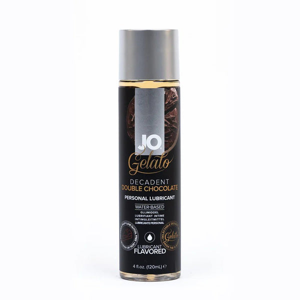 JO Gelato Decadent Double Chocolate Flavored Water - Based Lubricant 4 oz. - TruLuv Novelties