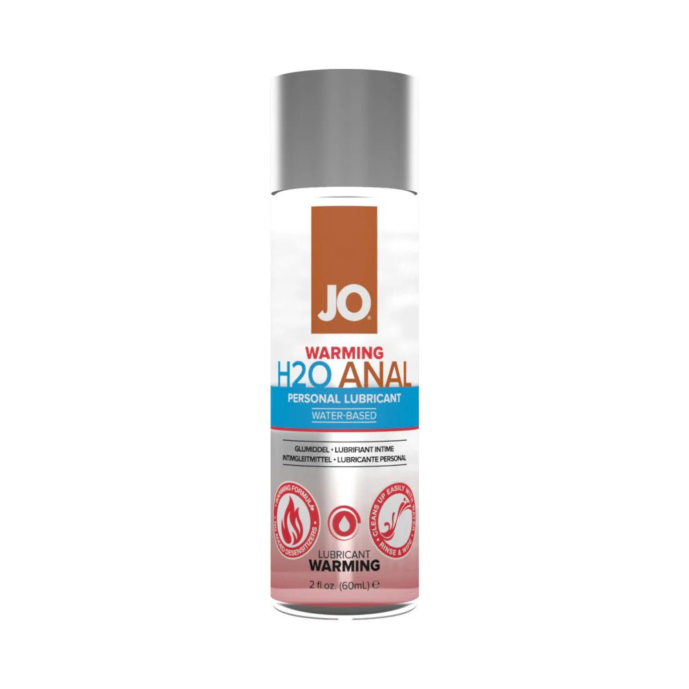 JO H2O Anal Warming Water - Based Lubricant 2 oz. - TruLuv Novelties
