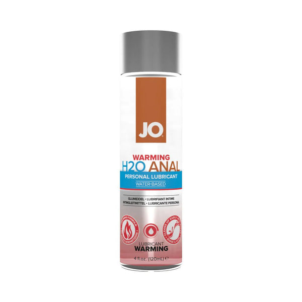 JO H2O Anal Warming Water - Based Lubricant 4 oz. - TruLuv Novelties