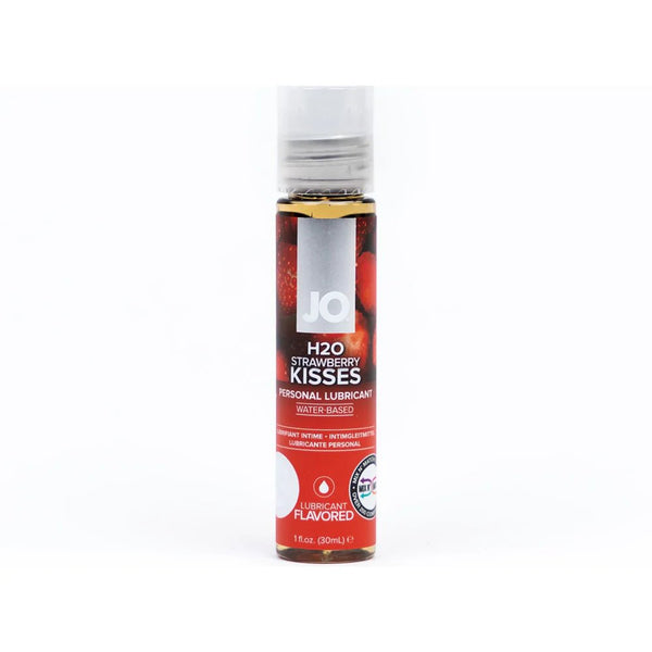 JO H2O Strawberry Kisses Flavored Water - Based Lubricant 1 oz. - TruLuv Novelties