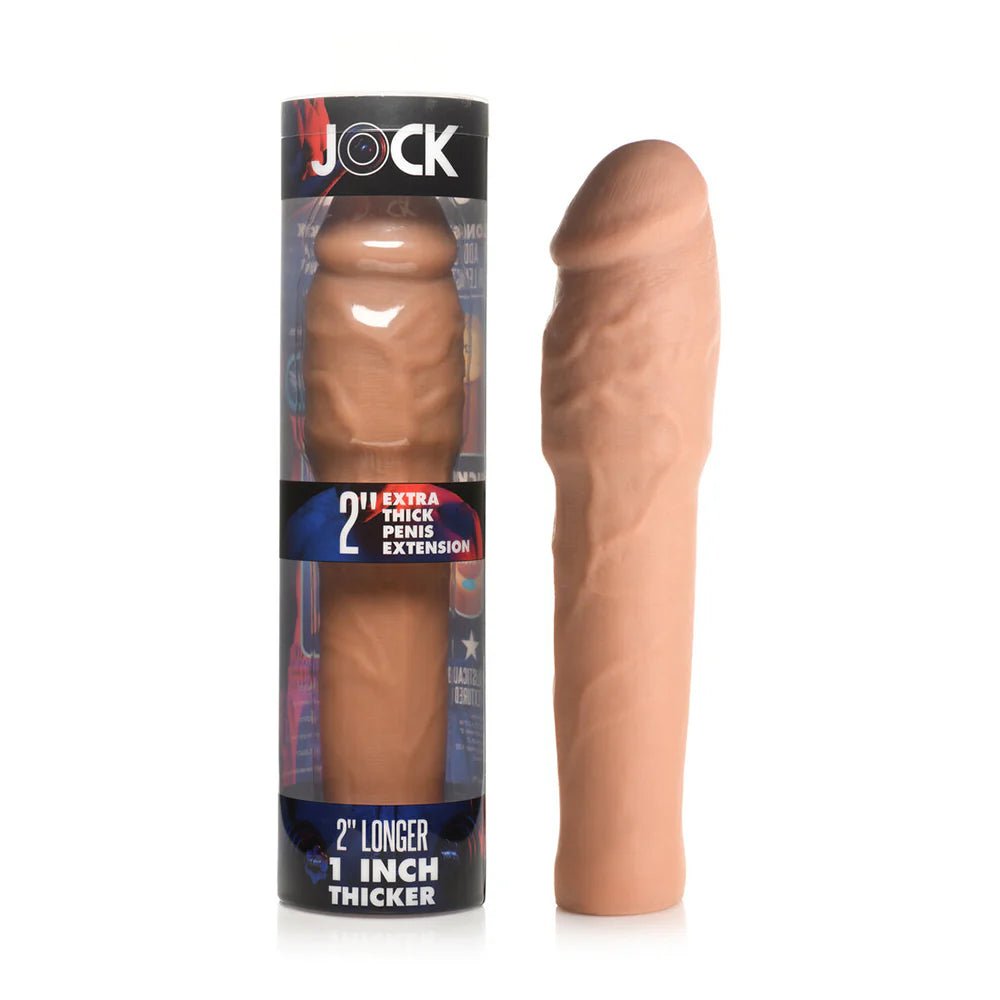 Jock Extra Thick Penis Extension Sleeve 2 in. Medium - TruLuv Novelties