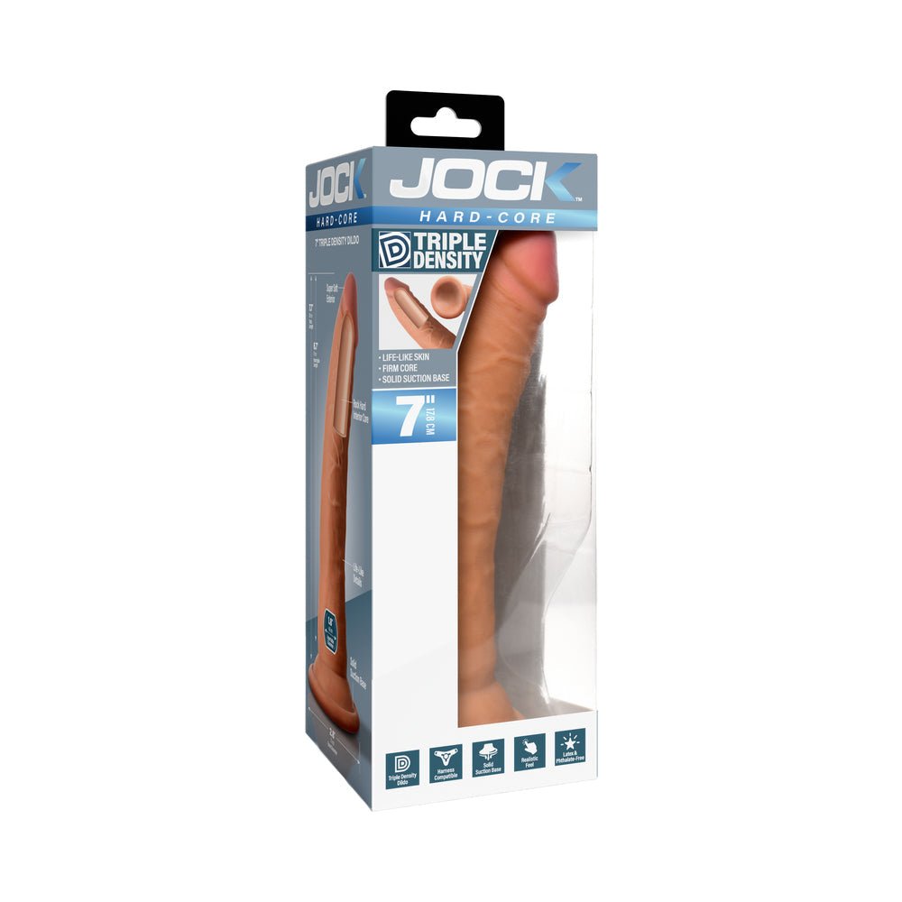 JOCK Hard-Core Triple Density Dildo 7 in. Medium - TruLuv Novelties