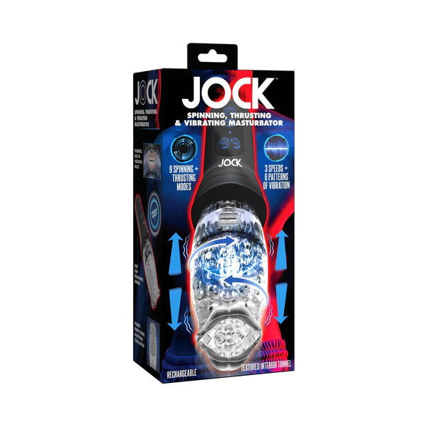 JOCK Spinning Thrusting & Vibrating Masturbator - TruLuv Novelties
