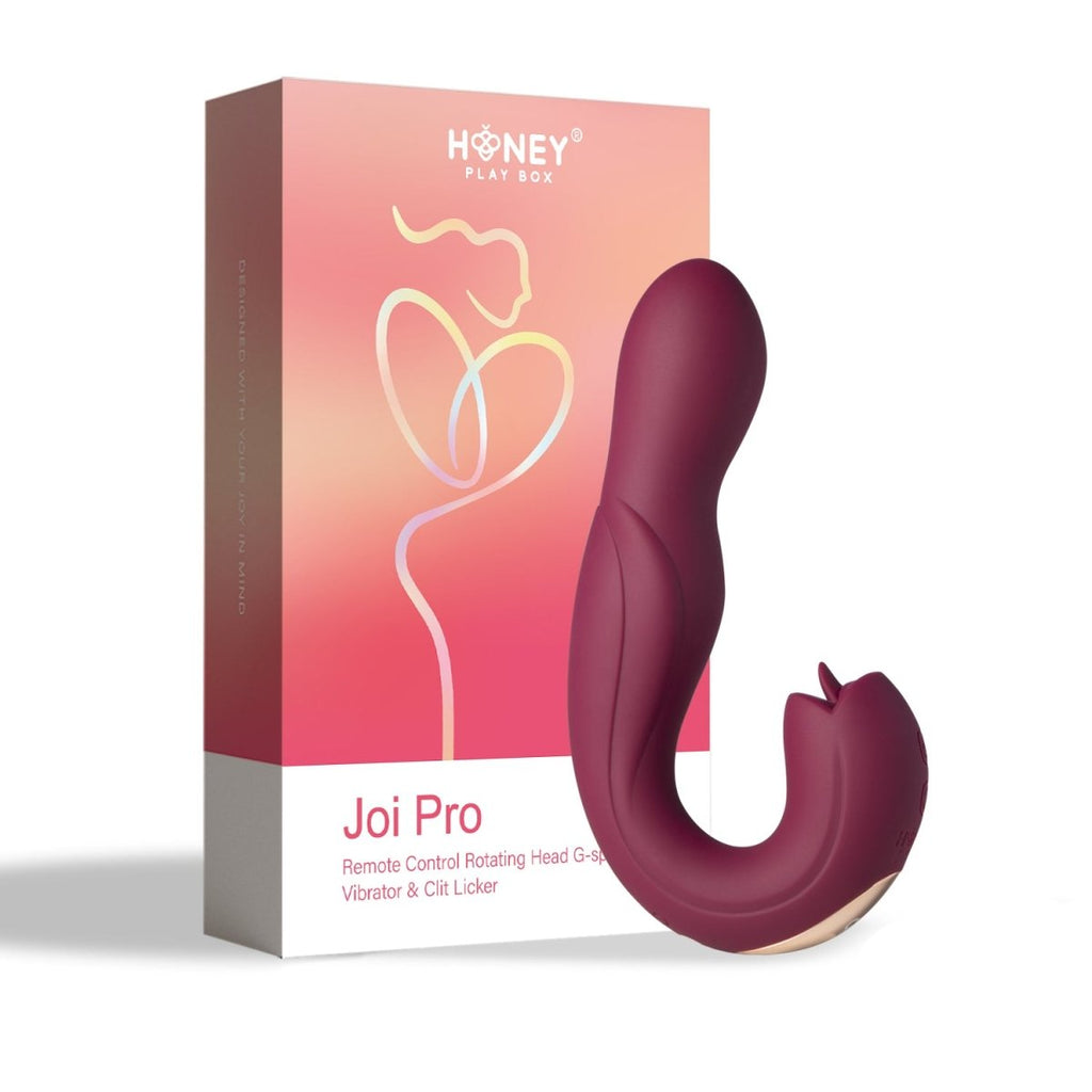 Joi Pro - Remote Control G - Spot and Clit Stimulator - Maroon - TruLuv Novelties