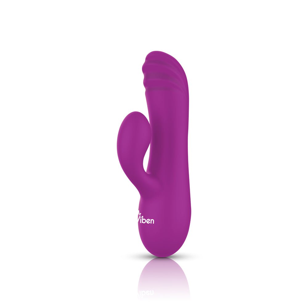 Jolie - Berry - Intense Mini Rabbit Vibe With Pleasure Ridges - TruLuv Novelties