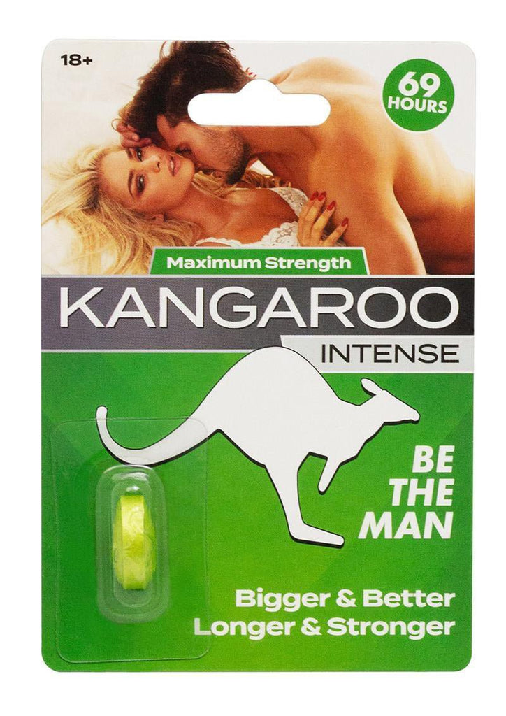 Kangaroo Green Max Strength for Him - 30 Count Display - 1ct Blister - TruLuv Novelties