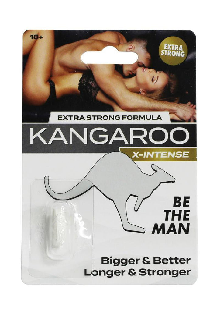 Kangaroo White Extra Strong Him - 30 Count Display - 1ct Blister - TruLuv Novelties