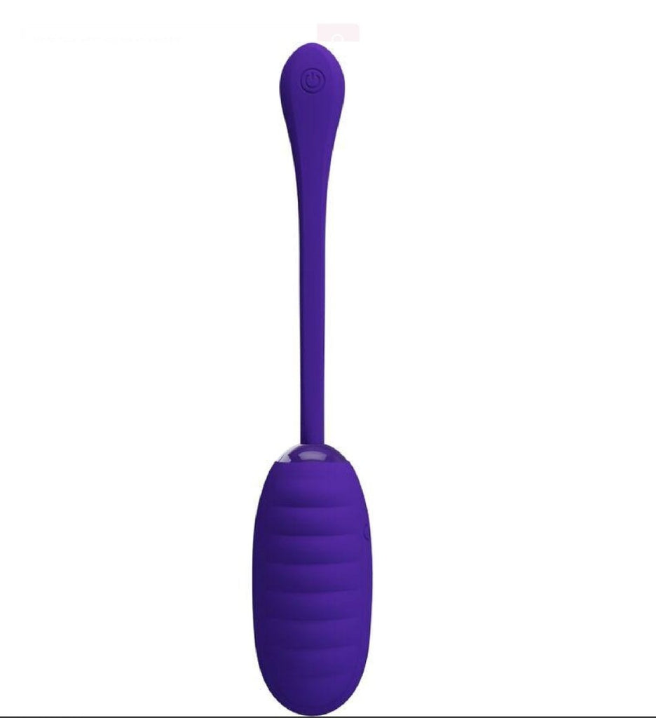 Kirk Rechargeable Vibrating Egg - Purple - TruLuv Novelties