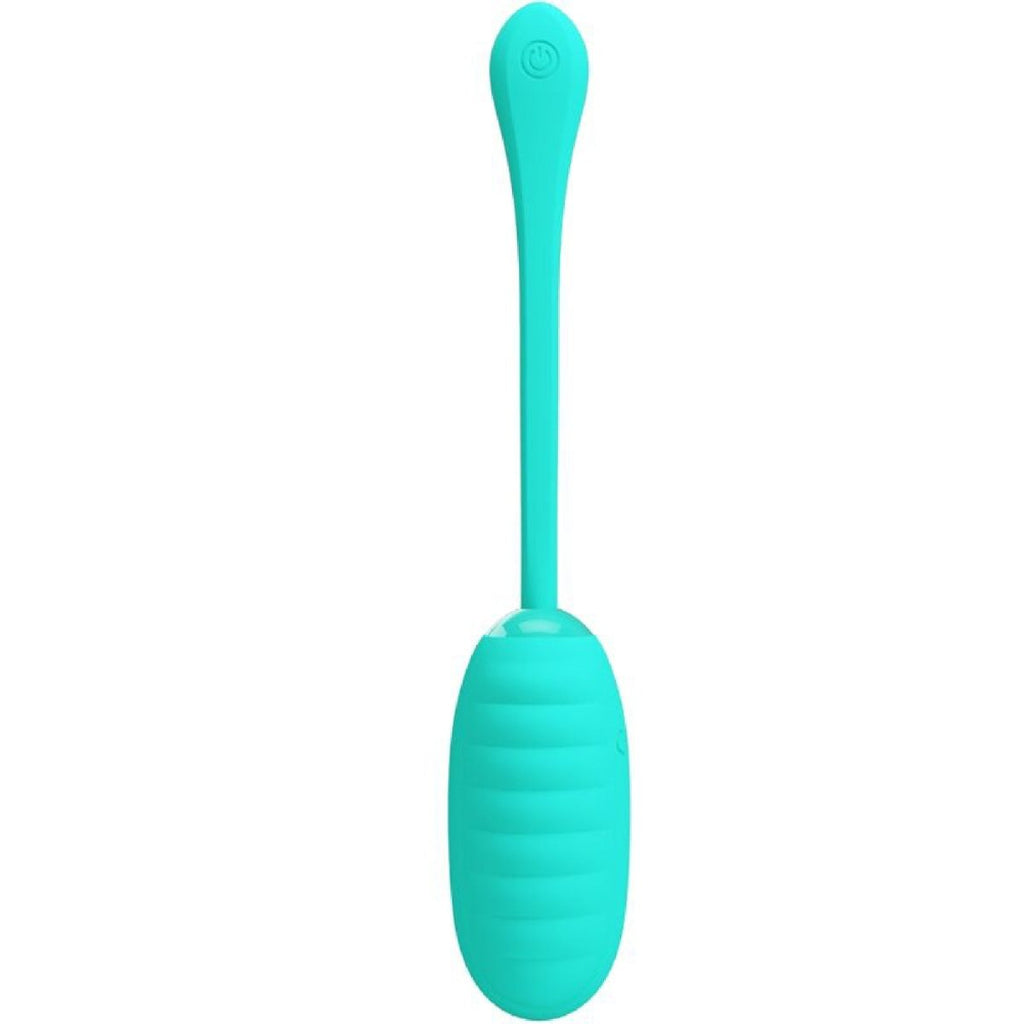 Kirk Rechargeable Vibrating Egg - Turquoise - TruLuv Novelties