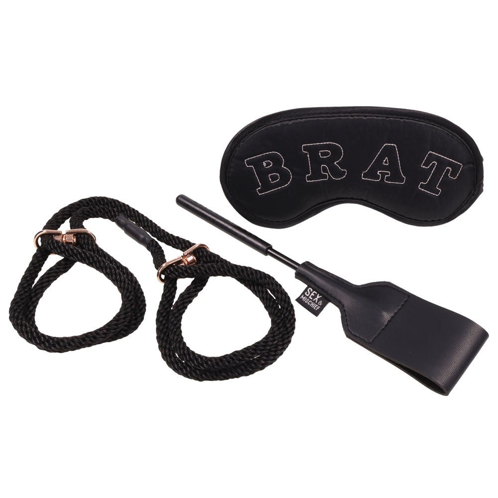 Knotty Brat Kit - Black - TruLuv Novelties