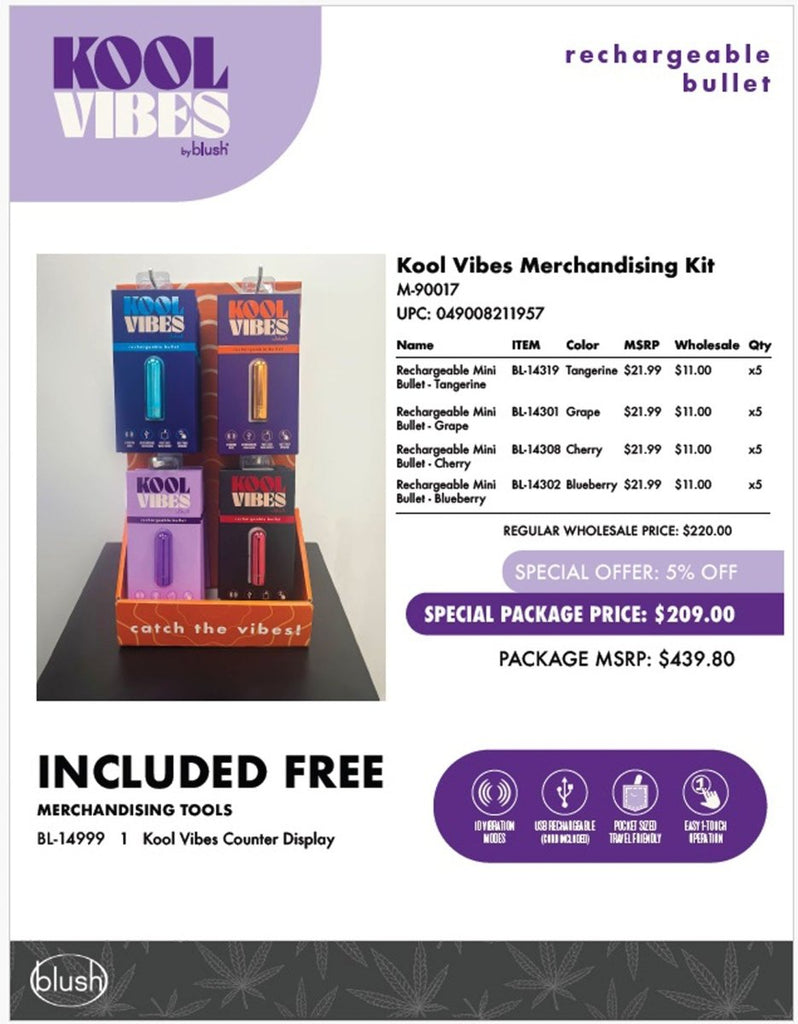 Kool Vibes Merchandising Kit - TruLuv Novelties