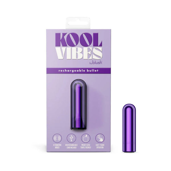 Kool Vibes Rechargeable Mini Bullet Grape - TruLuv Novelties