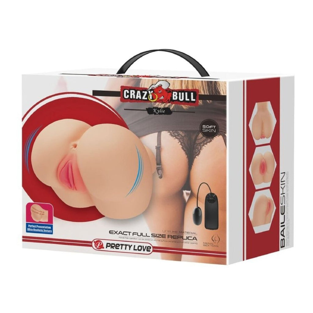 Kylie Realistic Vagina and Ass Vibrator - Light - TruLuv Novelties