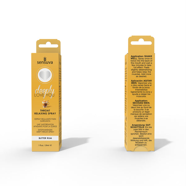 Deeply Love You Throat Relaxing Spray - Butter Rum - 1 Fl. Oz.