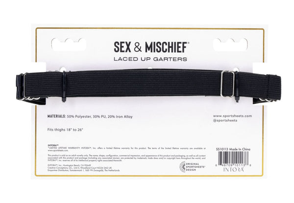 Laced Up Garters - TruLuv Novelties
