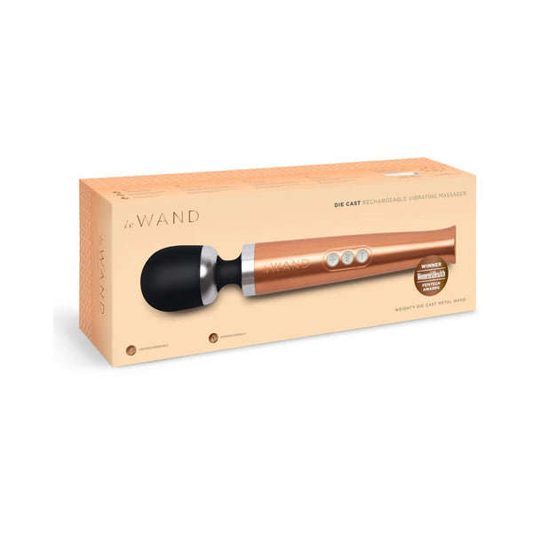Le Wand Die Cast Rechargeable Massager Rose Gold - TruLuv Novelties