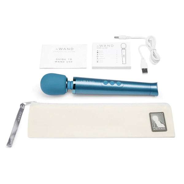 Le Wand Petite Rechargeable Massager Blue - TruLuv Novelties