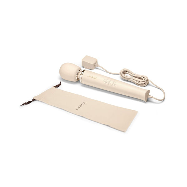 Le Wand Plug-In Vibrating Massager Cream - TruLuv Novelties