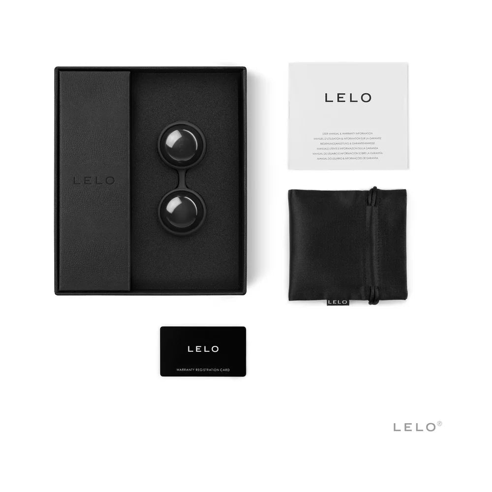 LELO BEADS Noir Kegel Balls Set Black - TruLuv Novelties