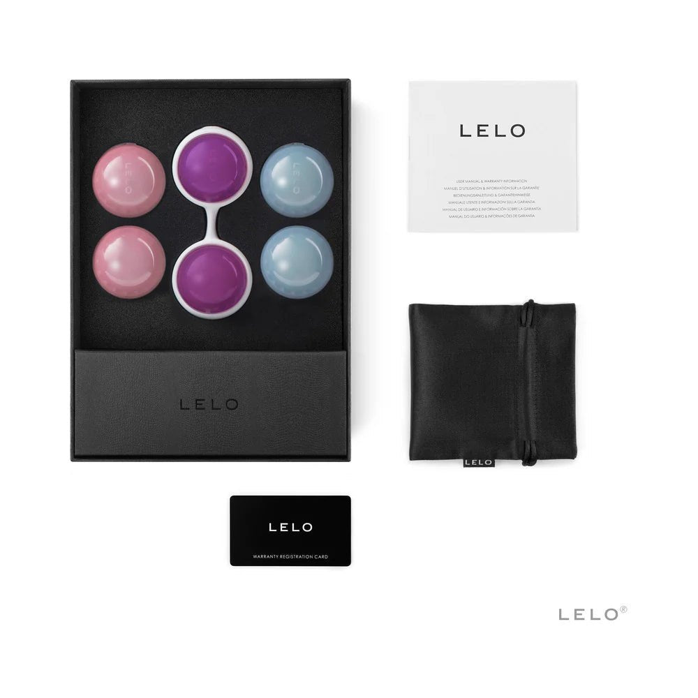 LELO BEADS Plus Kegel Balls Set Blue/Pink/Purple - TruLuv Novelties