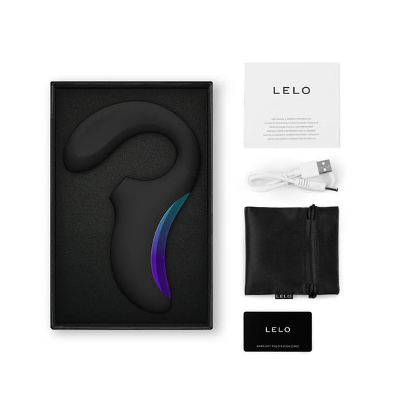 LELO Enigma Wave Suction Dual Stimulator Black - TruLuv Novelties