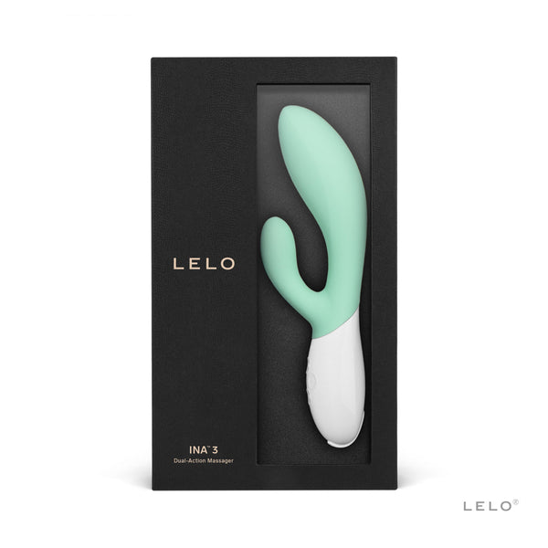 LELO INA 3 Rechargeable Dual Stimulator Seaweed - TruLuv Novelties