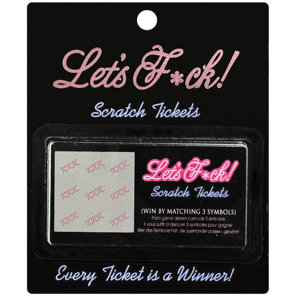 Lets Fuck Scratch Tickets - TruLuv Novelties