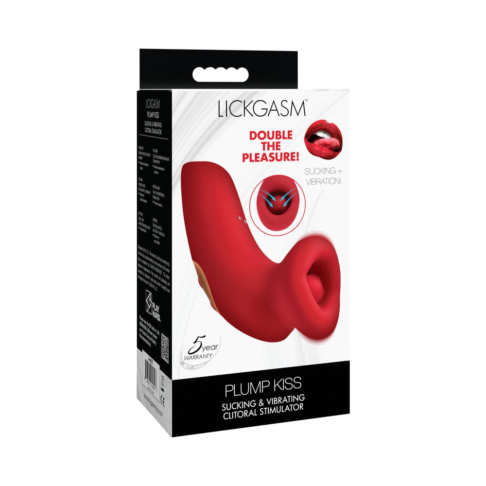 Lickgasm Plump Kiss Sucking & Vibrating Clitoral Stimulator - TruLuv Novelties
