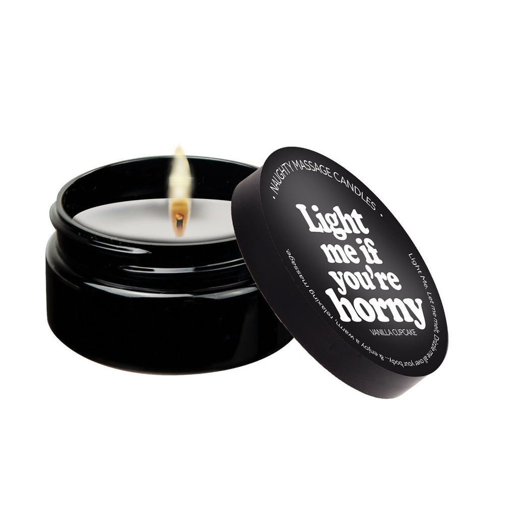 Light Me if You're Horny - Massage Candle - 2 Oz - TruLuv Novelties