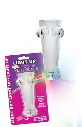 Light Up Boobie Beer Glass - TruLuv Novelties