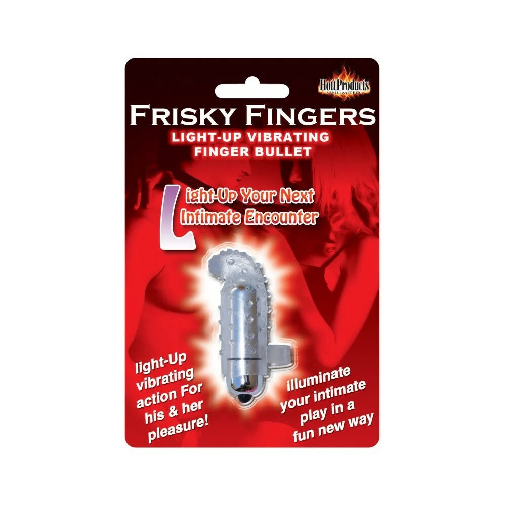 Light Up Frisky Finger - Clear. - TruLuv Novelties