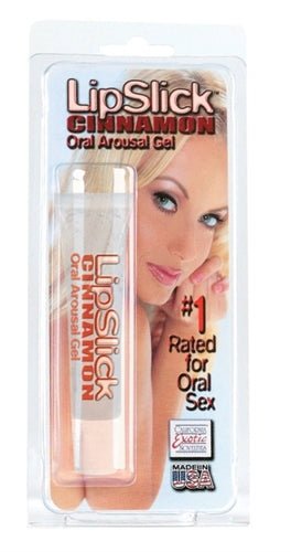 Lipslick Cinnamon Oral Arousal Gel - Clear Edible Warm and Tingly - TruLuv Novelties