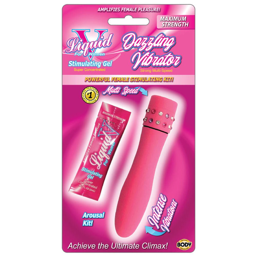 Liquid v Dazzling Vibrator Kit - TruLuv Novelties