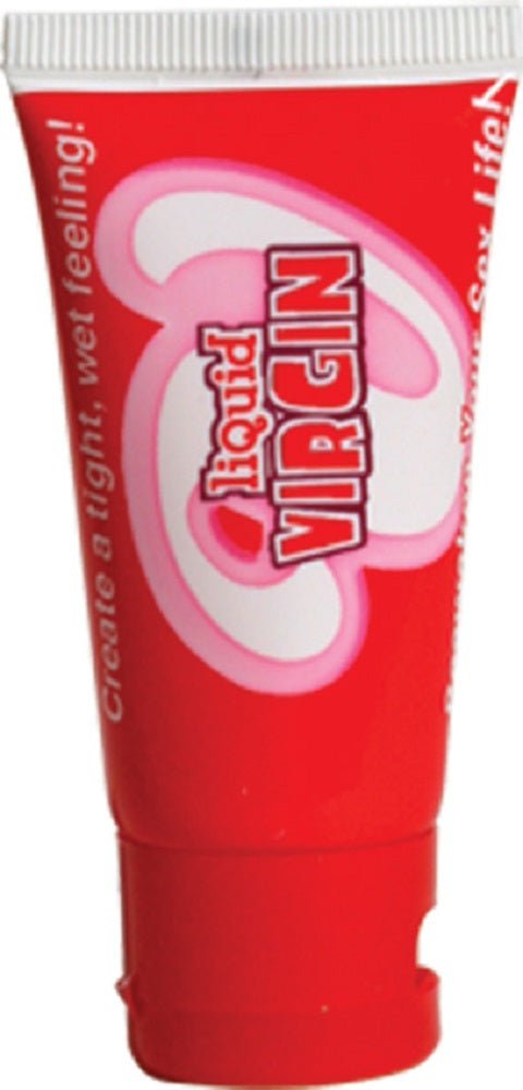 Liquid Virgin 1 Oz Bottle Hang Tab Box - Strawberry Scented - TruLuv Novelties