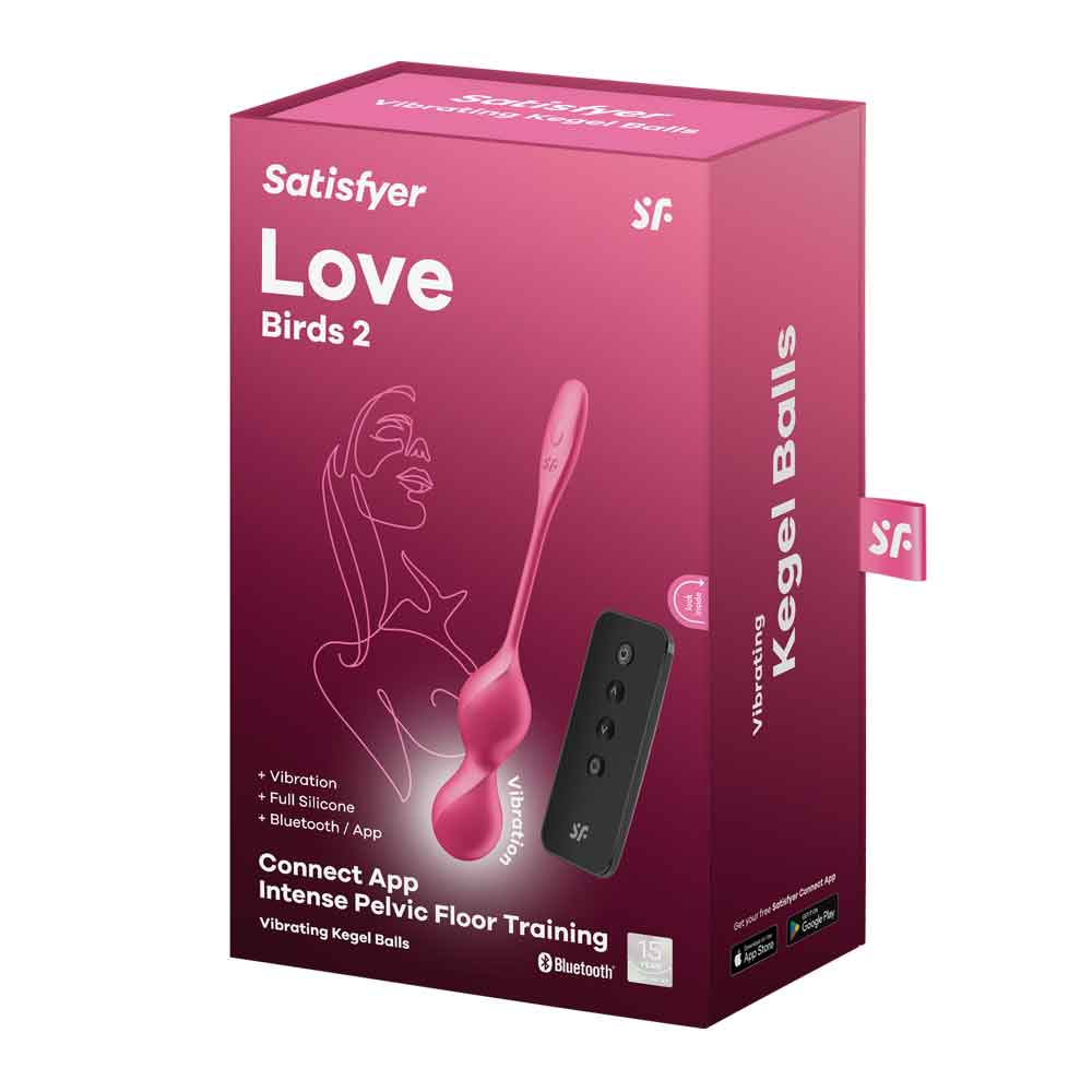 Love Birds 2 Connect App - Hot Pink - TruLuv Novelties